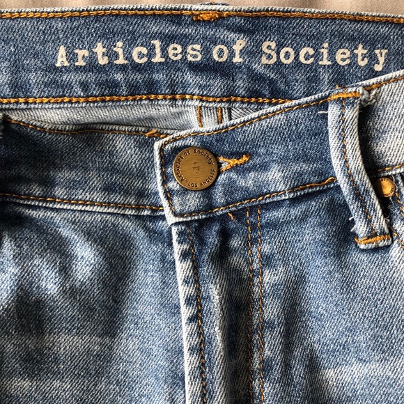 Articles of Society Worn Wash Skinny Jean - Picture 5 of 7